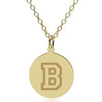 Bucknell 18K Gold Pendant & Chain