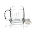 University of Wisconsin 13 oz Glass Coffee Mug - Image 1