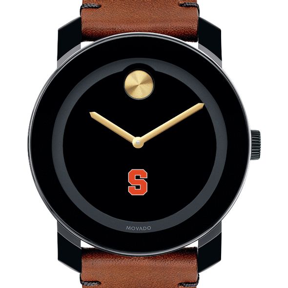 Syracuse University Men's Movado BOLD with Brown Leather Strap - Image 1