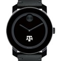 Texas A&M University Men's Movado BOLD with Leather Strap - Image 1