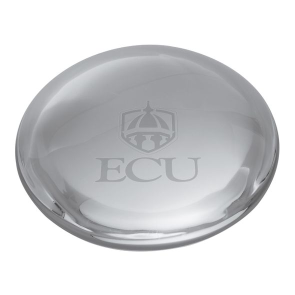 ECU Glass Dome Paperweight by Simon Pearce - Image 1