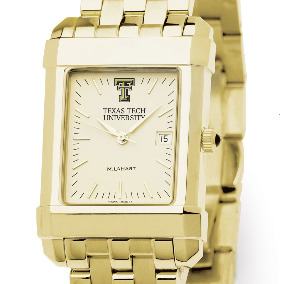 Texas Tech Men's Gold Quad with Bracelet