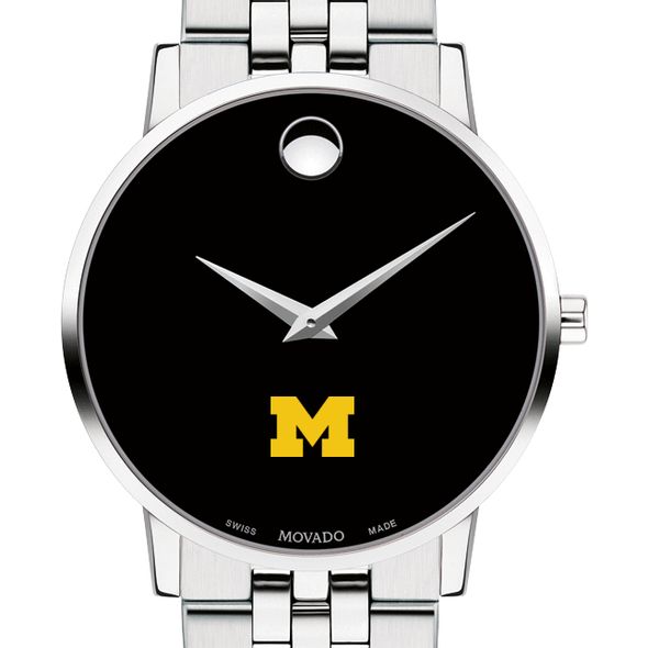 University of Michigan Men's Movado Museum with Bracelet