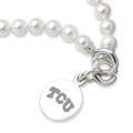 TCU Pearl Bracelet with Sterling Charm - Image 2