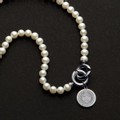 Texas A&M Pearl Necklace with Sterling Silver Charm - Image 2