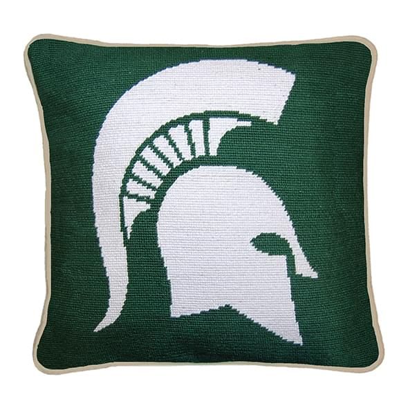 Michigan State Handstitched Pillow