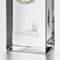 Gonzaga Tall Glass Desk Clock by Simon Pearce - Image 2