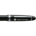 Miami University Montblanc Meisterstück LeGrand Rollerball Pen in Platinum - Image 2