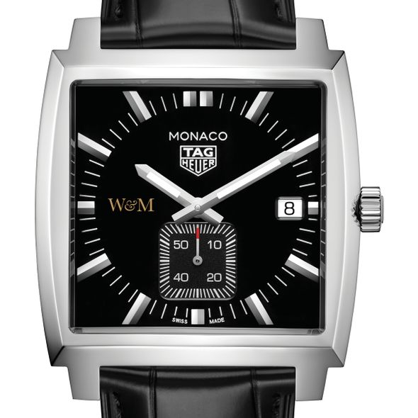 College of William & Mary TAG Heuer Monaco with Quartz Movement for Men