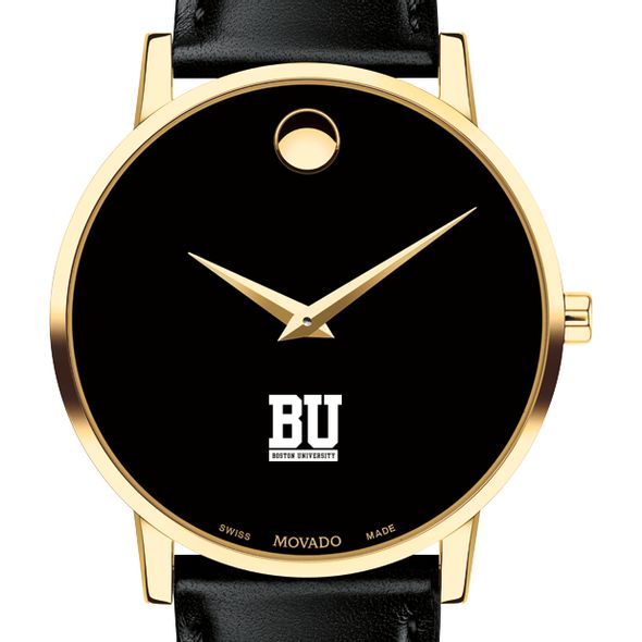 BU Men's Movado Gold Museum Classic Leather - Image 1