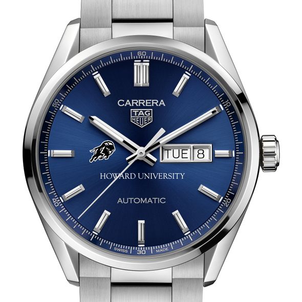 Howard Men's TAG Heuer Carrera with Blue Dial & Day-Date Window - Image 1
