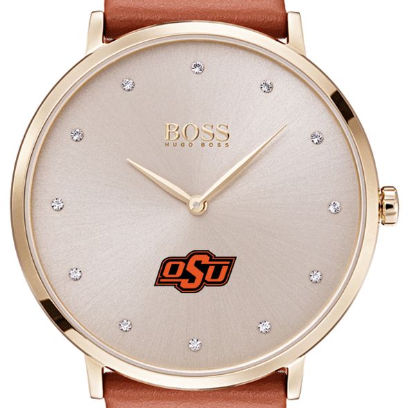 Oklahoma State University Women's BOSS Champagne with Leather from M.LaHart
