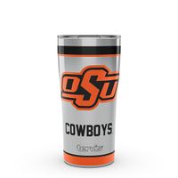 Oklahoma State 20 oz. Stainless Steel Tervis Tumblers with Hammer Lids - Set of 2