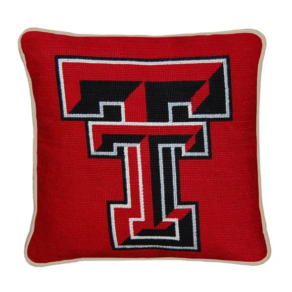 Texas Tech Handstitched Pillow