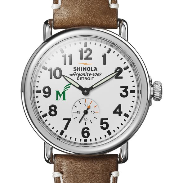 George Mason Shinola Watch, The Runwell 41mm White Dial - Image 1