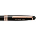 William & Mary Montblanc Meisterstück Classique Ballpoint Pen in Red Gold - Image 2