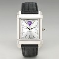Texas Christian University Men's Collegiate Watch with Leather Strap - Image 2
