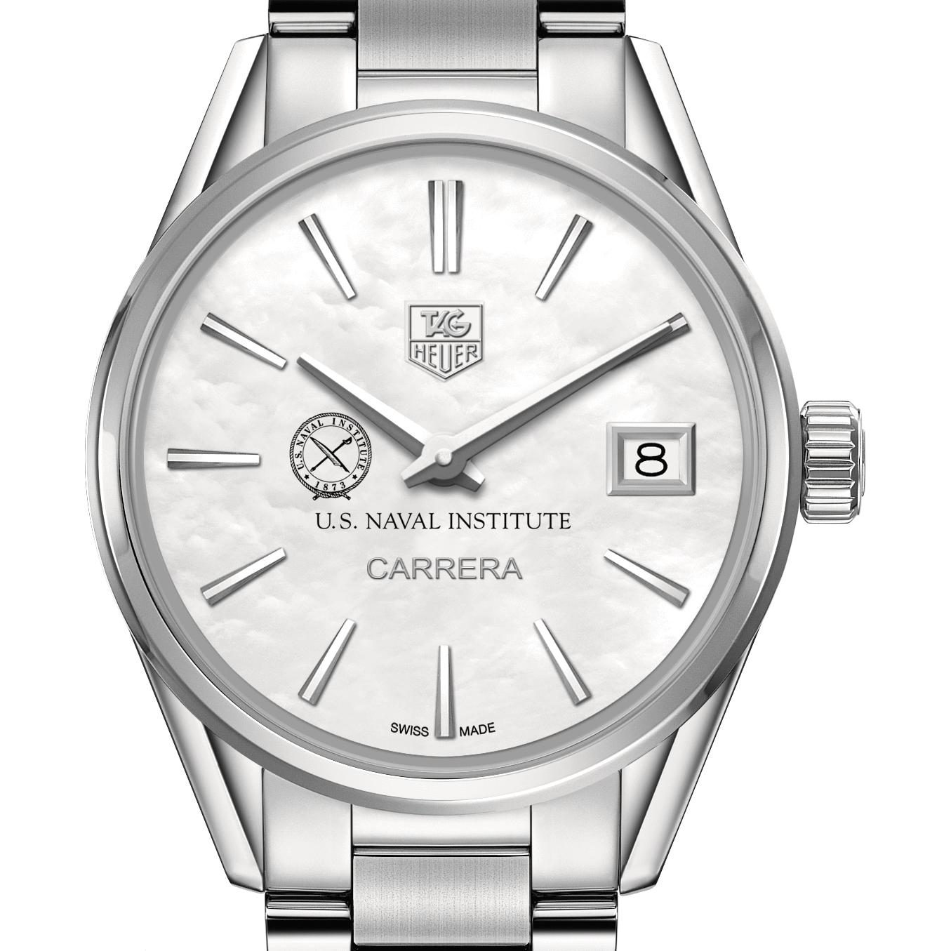 US Naval Institute Women's TAG Heuer Steel Carrera with MOP Dial