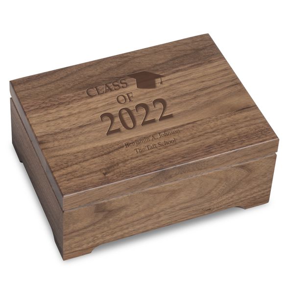 Class of 2022 Solid Walnut Desk Box - Image 1