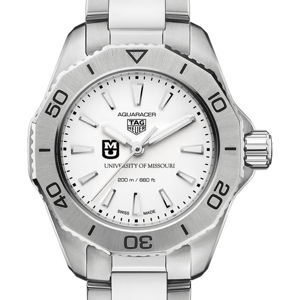 Missouri Women's TAG Heuer Steel Aquaracer with Silver Dial - Image 1