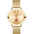 Wisconsin Women's Movado Bold Gold with Mesh Bracelet - Image 2