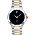 Illinois Men's Movado Collection Two-Tone Watch with Black Dial - Image 2