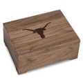 Texas Longhorns Solid Walnut Desk Box - Image 1
