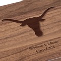 Texas Longhorns Solid Walnut Desk Box - Image 2
