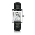 Virginia Tech Women's Mother of Pearl Quad Watch with Diamonds & Leather Strap - Image 2