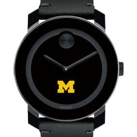 Michigan Men's Movado BOLD with Leather Strap