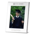 NYU Stern Polished Pewter 5x7 Picture Frame - Image 1