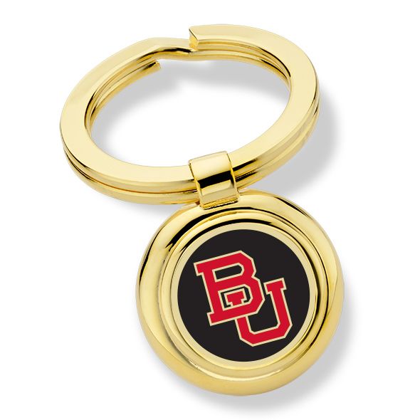 Boston University Enamel Key Ring - Image 1