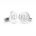 University of Kansas Cufflinks in Sterling Silver - Image 1