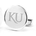 University of Kansas Cufflinks in Sterling Silver - Image 2