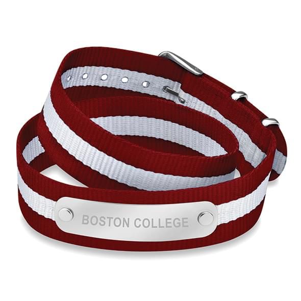 Boston College Double Wrap NATO ID Bracelet - Image 1