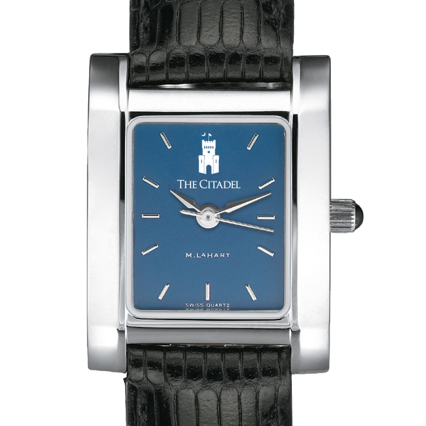 Citadel Women's Blue Quad Watch with Leather Strap
