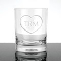 "Love You" Tumblers with Initials - Set of 4 Glasses - Image 2