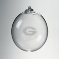 UGA Glass Ornament by Simon Pearce - Image 1