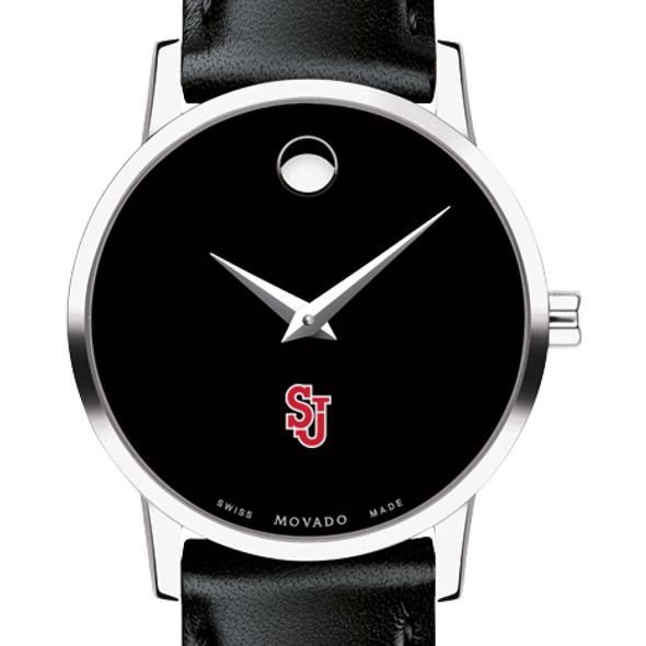 St. John's Women's Movado Museum with Leather Strap - Image 1