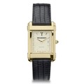 Troy Men's Gold Quad with Leather Strap - Image 2