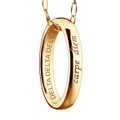 DDD Monica Rich Kosann Carpe Diem Poesy Ring Necklace Gold - Image 3