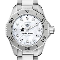 Central Michigan Women's TAG Heuer Steel Aquaracer with Diamond Dial