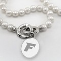 Fairfield Pearl Necklace with Sterling Silver Charm - Image 2
