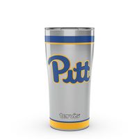 Pitt 20 oz. Stainless Steel Tervis Tumblers with Hammer Lids - Set of 2