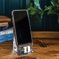 Duke Glass Phone Holder by Simon Pearce - Image 3