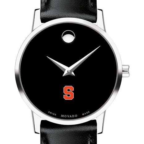 Syracuse University Women's Movado Museum with Leather Strap
