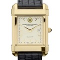 WashU Men's Gold Quad with Leather Strap - Image 1