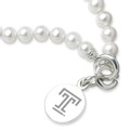 Temple Pearl Bracelet with Sterling Silver Charm - Image 2