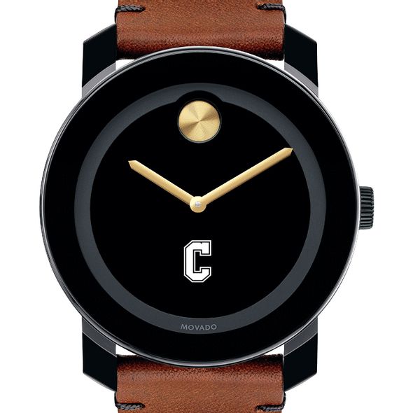 College of Charleston Men's Movado BOLD with Brown Leather Strap - Image 1
