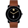 College of Charleston Men's Movado BOLD with Brown Leather Strap - Image 2